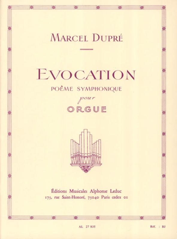 Marcel Dupré - Evocation