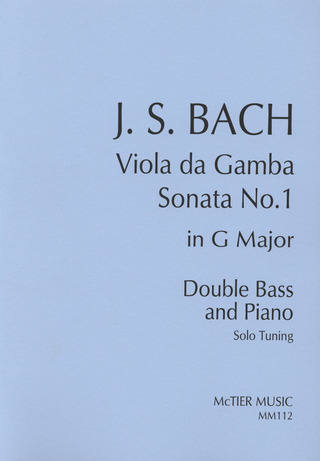Johann Sebastian Bach - Sonata No. 1 in G Major BWV 1027