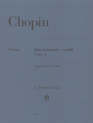 Frédéric Chopin - Klaviersonate c-Moll op. 4