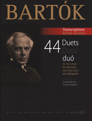 Béla Bartók - 44 Duets for two violas