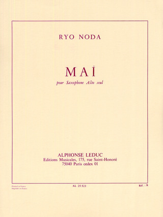 Ryo Noda - Maï (Alto Saxophone)