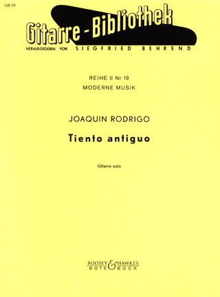 Joaquín Rodrigo - Tiento antiguo (1942)