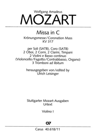 Wolfgang Amadeus Mozart - Missa in C KV 317