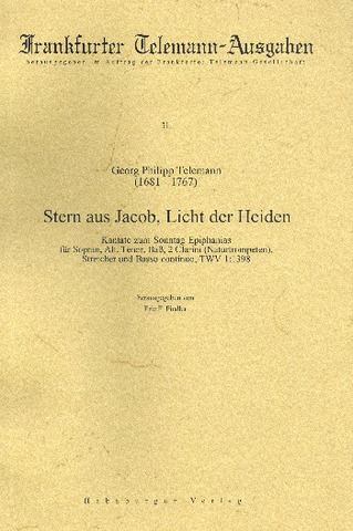 Georg Philipp Telemann: Stern Aus Jacob Licht Der Heiden