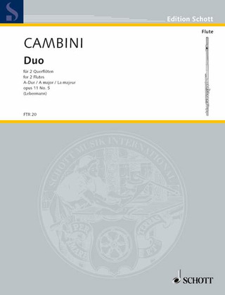 Giuseppe Cambini - Duo A Major