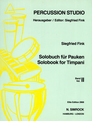 Siegfried Fink - Solobuch für Pauken 2
