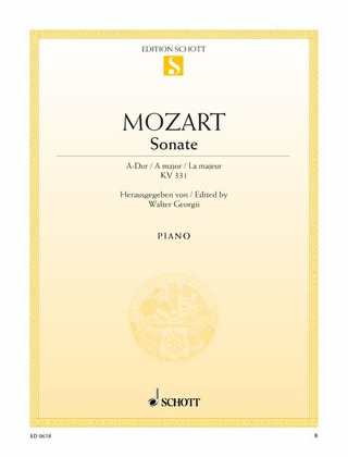Wolfgang Amadeus Mozart - Sonate A-Dur
