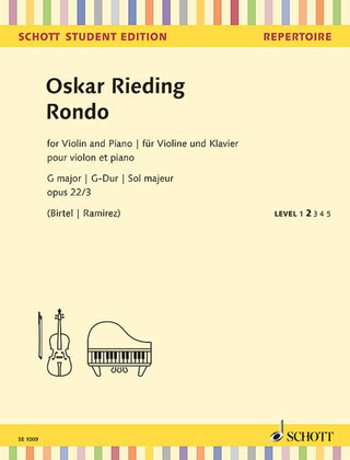 Oskar Rieding - Rondo Sol majeur
