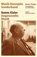 Musik-Konzepte Sonderband – Hans Eisler