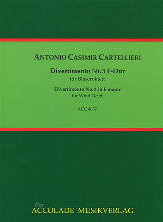 Antonio Casimir Cartellieri - Divertimento Nr. 3 F-Dur