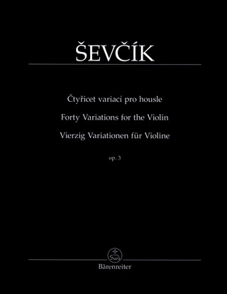 Otakar Ševčík - 40 Variationen op. 3