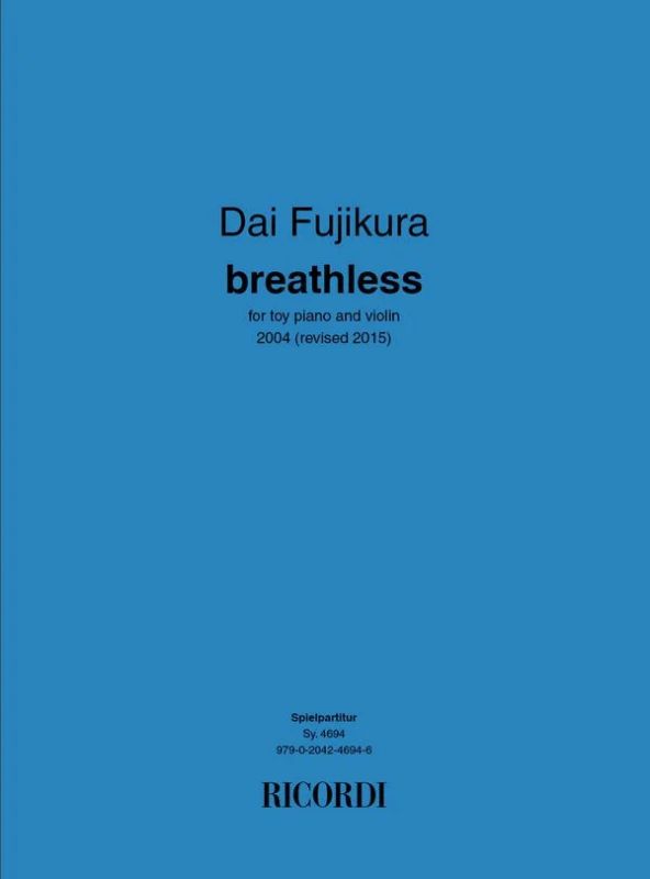 Dai Fujikura - Breathless