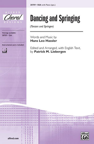 Hans Leo Haßler: Dancing and Springing (Tanzen und Springen)