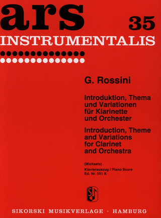Gioachino Rossini - Introduktion, Thema und Variationen für Klarinette und Orchester