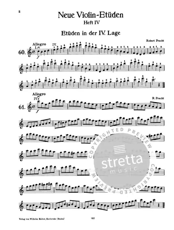 Robert Pracht - Neue Violin Etüden op. 15/4 (1)