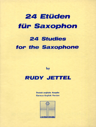 Rudolf Jettel: 24 Etüden für Saxophon