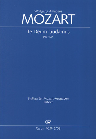 Wolfgang Amadeus Mozart - Te Deum C-Dur KV 141(66b)