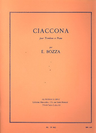 Eugène Bozza - Ciaconna