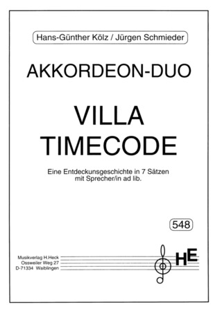 Hans-Günther Kölz: Villa Timecode
