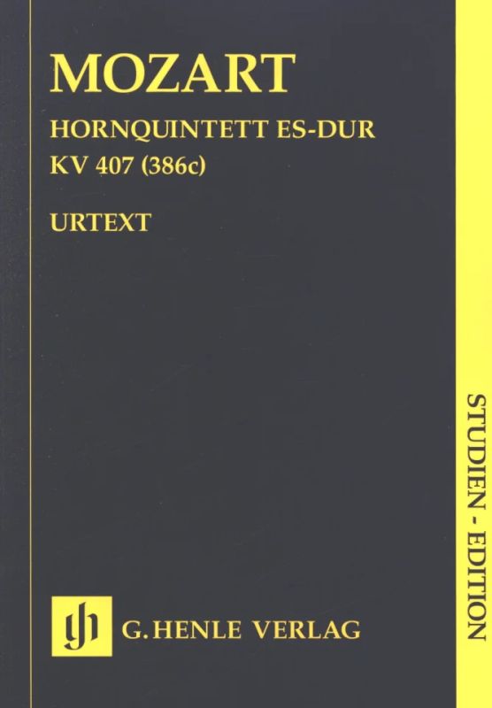 Wolfgang Amadeus Mozart - Horn Quintet E flat major K. 407 (386c)
