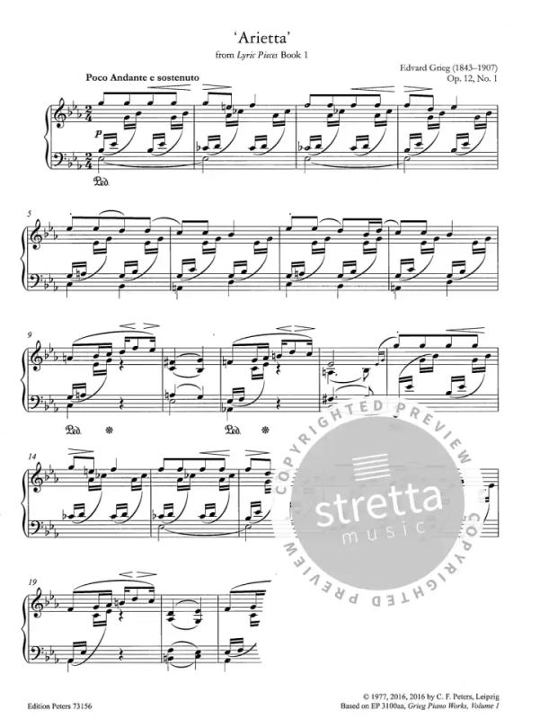 Edvard Grieg: Arietta (2)