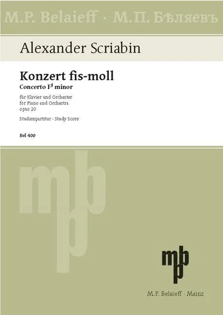 Alexander Scriabin - Piano Concerto F# minor
