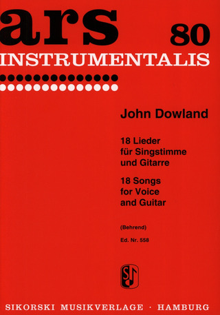 John Dowland: 18 Lieder
