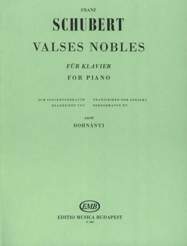 Franz Schubert - Valses nobles