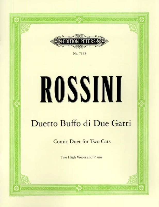 Gioachino Rossini - Duetto buffo di due gatti "Cat Duet"