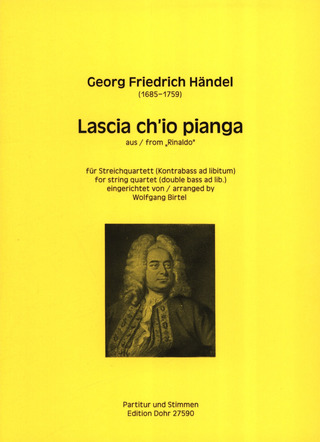 Georg Friedrich Händel: Lascia ch'io pianga
