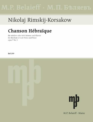 Nikolai Rimski-Korsakow - Chanson Hébraïque