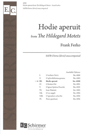 Frank Ferko - The Hildegard Motets: No. 3. Hodie aperuit