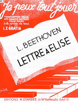 Ludwig van Beethoven - Lettre à Elise (JPTJ3)