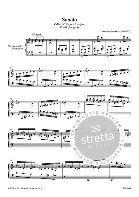 Domenico Scarlatti - Sonata C-Dur