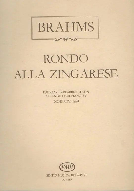Johannes Brahms - Rondo alla zingarese