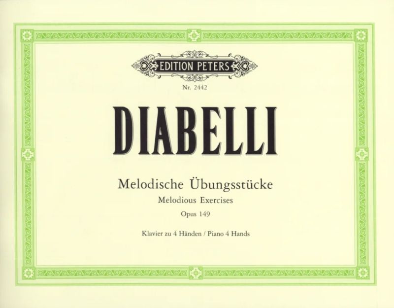 Anton Diabelli - Melodische Übungsstücke op. 149