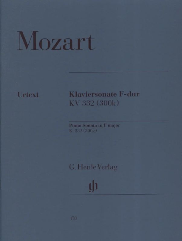 Wolfgang Amadeus Mozart - Piano Sonata F major K. 332 (300k)