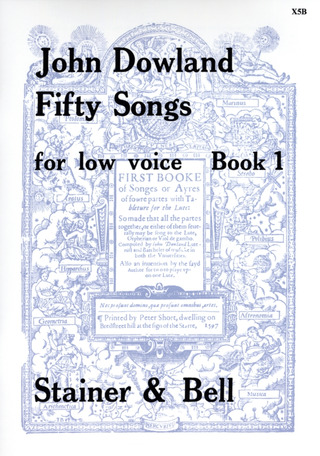 John Dowland - Fifty Songs 1 – Low Voice