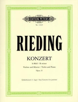 Oskar Rieding - Konzert h-Moll op. 35