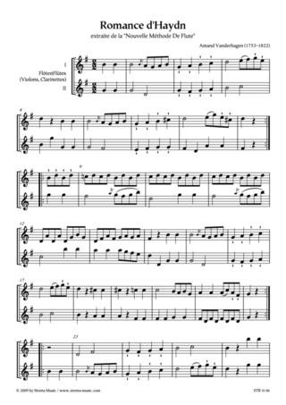 A. Vanderhagen - Romance d'Haydn