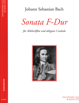 Johann Sebastian Bach - Sonata für Altblockflöte und obligates Cembalo F-Dur BWV 1031
