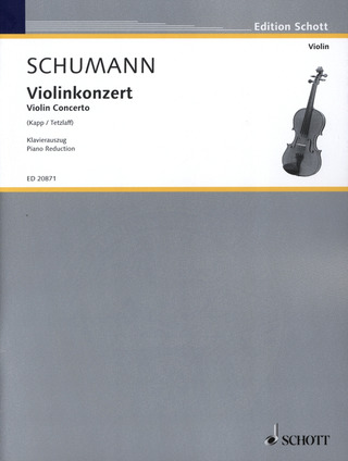 Robert Schumann: Konzert d-moll WoO 1