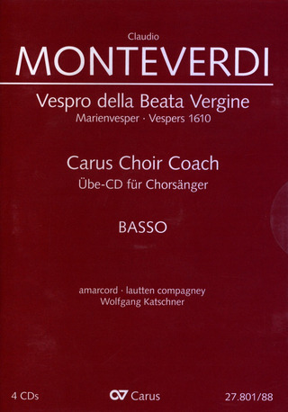Claudio Monteverdi - Vespro della Beata Vergine – Carus Choir Coach