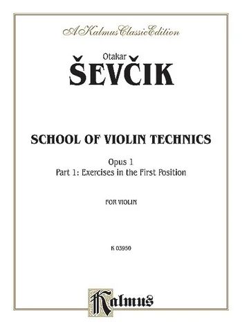 Otakar Ševčík - School of Violin Technics, Op. 1, Volume I
