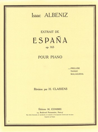 Isaac Albéniz - Espana Op.165 Prélude