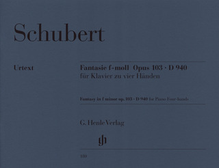 Franz Schubert - Fantaisie en fa mineur op. 103 D 940