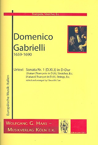 Domenico Gabrielli - Sonata Nr.1 D-Dur D.XI.3