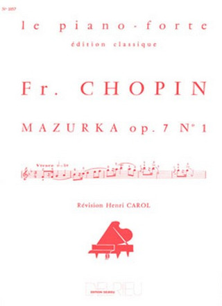 Frédéric Chopin - Mazurka Op.7 n°1