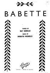 Horatio Nicholls, Ray Morelle, Mantovani & His Orchestra - Babette