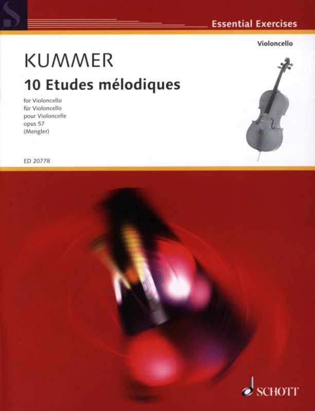 Friedrich August Kummer - 10 Etudes mélodiques op. 57